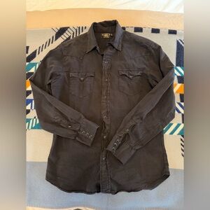 RR Ralph Lauren Dark Gray/Black Shirt